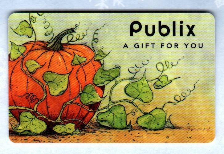 PUBLIX Pumpkin Patch 2008 Gift Card ( $0 )