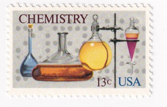 STAMP SCOTT 1685 "Science of Chemistry" 13 CENT 1976 MNH