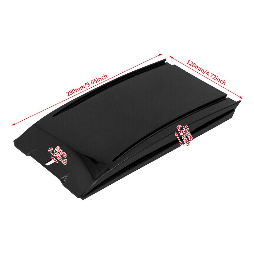 Black Lower Dash Tahnk Panel Extension Fit For Harley Fatboy Softail 2000 - 2017