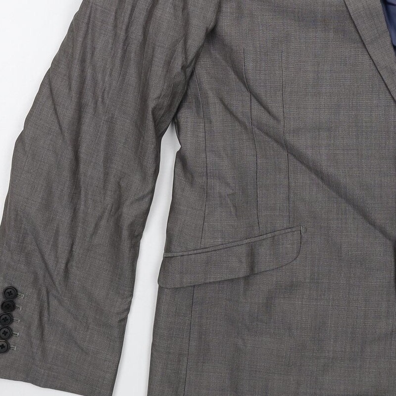 NEXT Mens Grey Wool Blend Suit Jacket Size 44