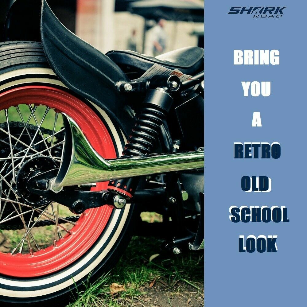 33" Fishtail Slip on Muffler Chrome Exhaust for Harley Touring 1995-2016 Models