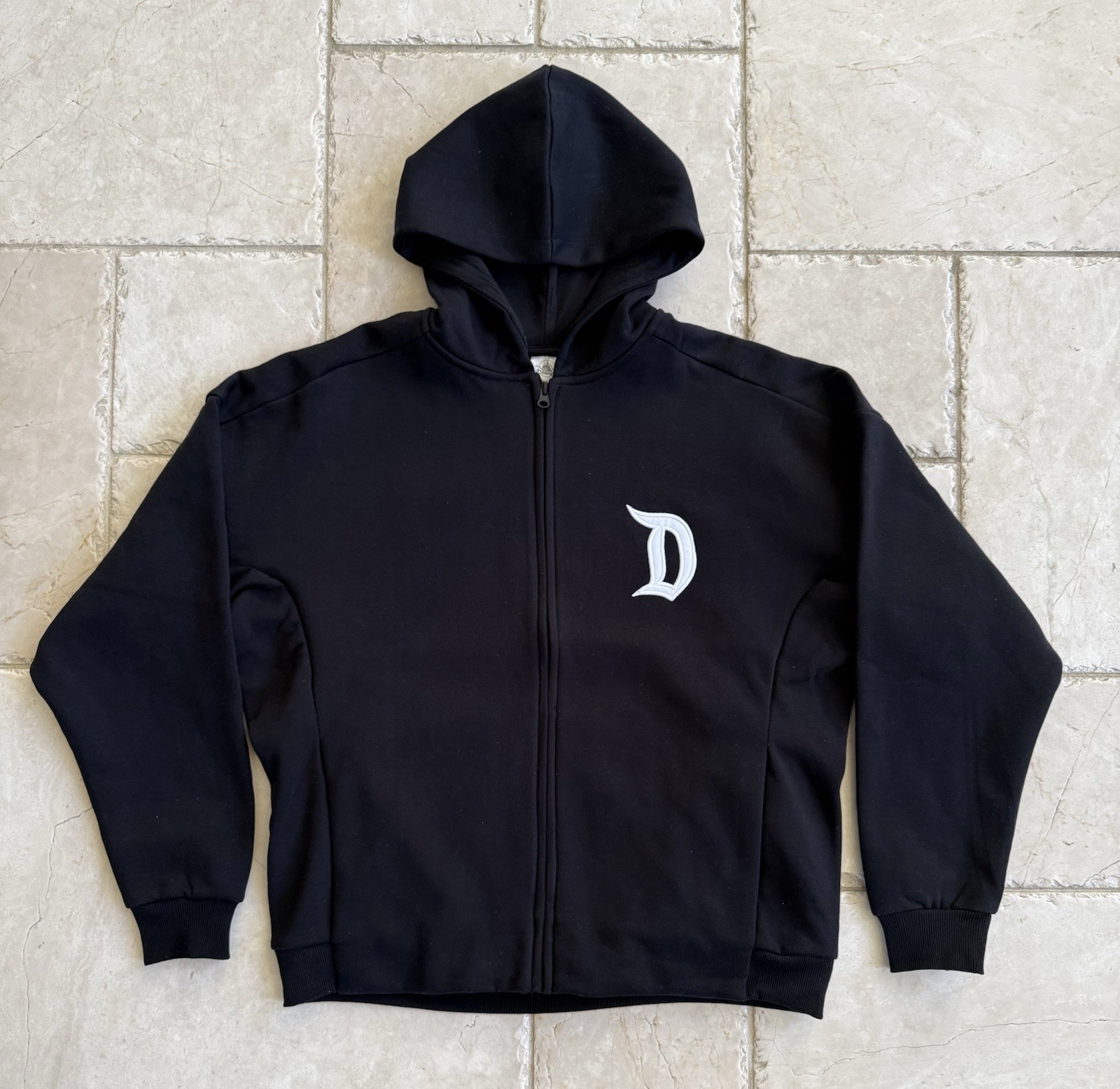 🔥Disney Parks - DISNEYLAND Logo - Zip Hoodie - Black - M💥