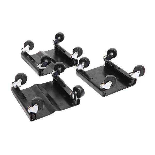 3pcs Snow Mobile Dolly Black