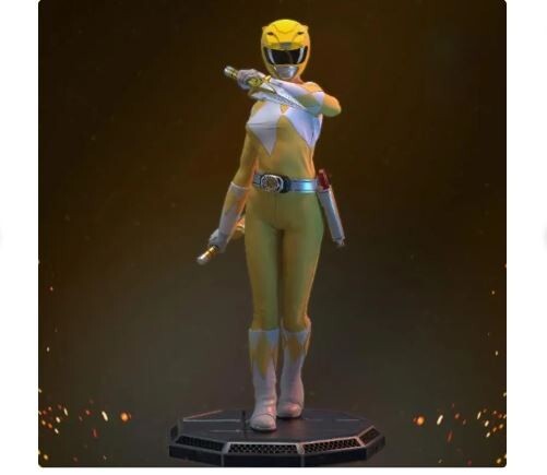 UNPAINTED Power Rangers 3d Printed Model Set