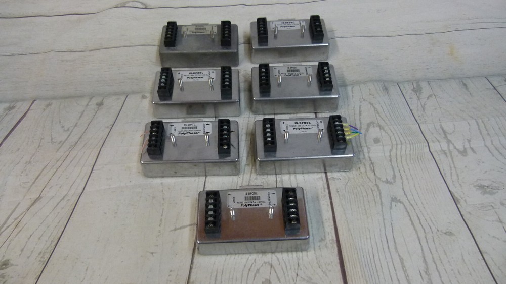 Lot of 7 - Polyphaser IS-DPDDL RS232/562 DATA Impulse Suppressor/Protector