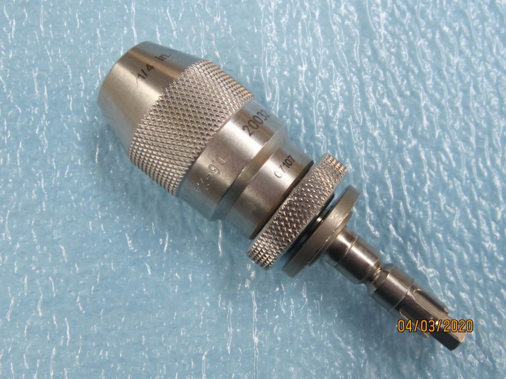 Stryker System 6 1/4" Keyless Chuck 6203-133