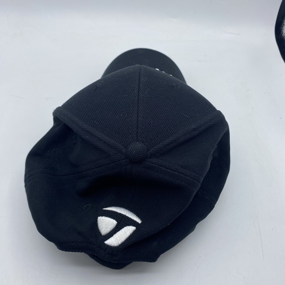 TaylorMade SLDR Tour Preferred Black Strapback Adjustable Golf Hat
