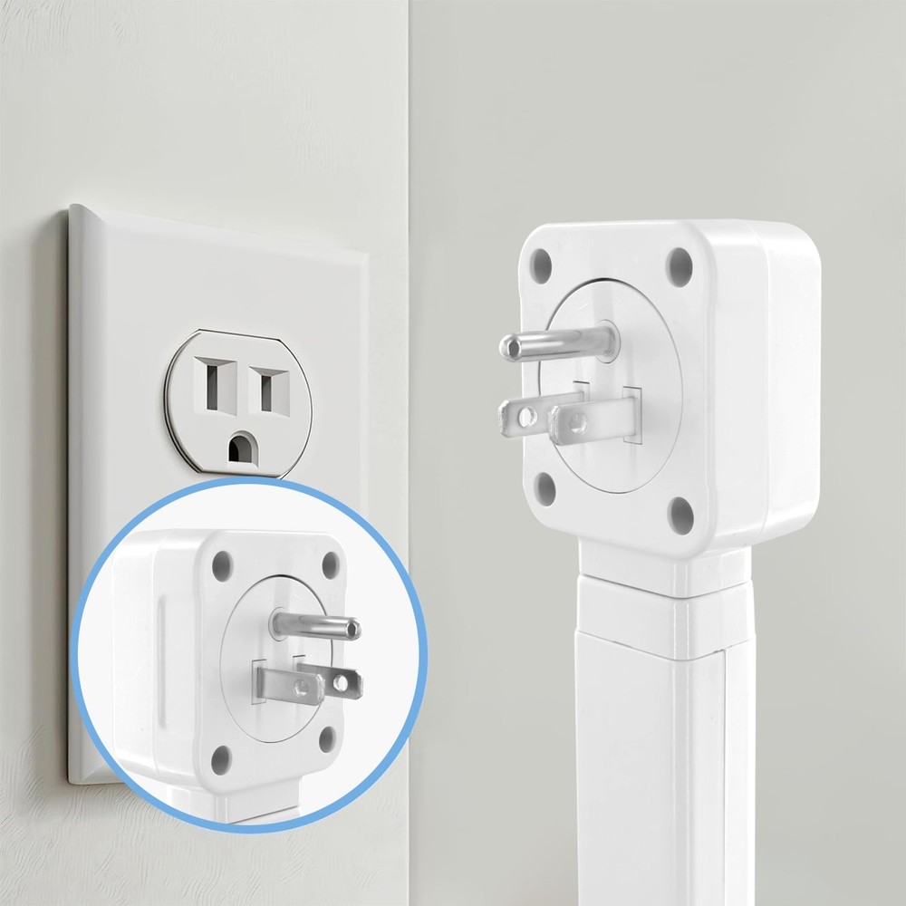 AC Outlet Extender Stick – Electrical Socket Extension For Tight & Hidden Areas