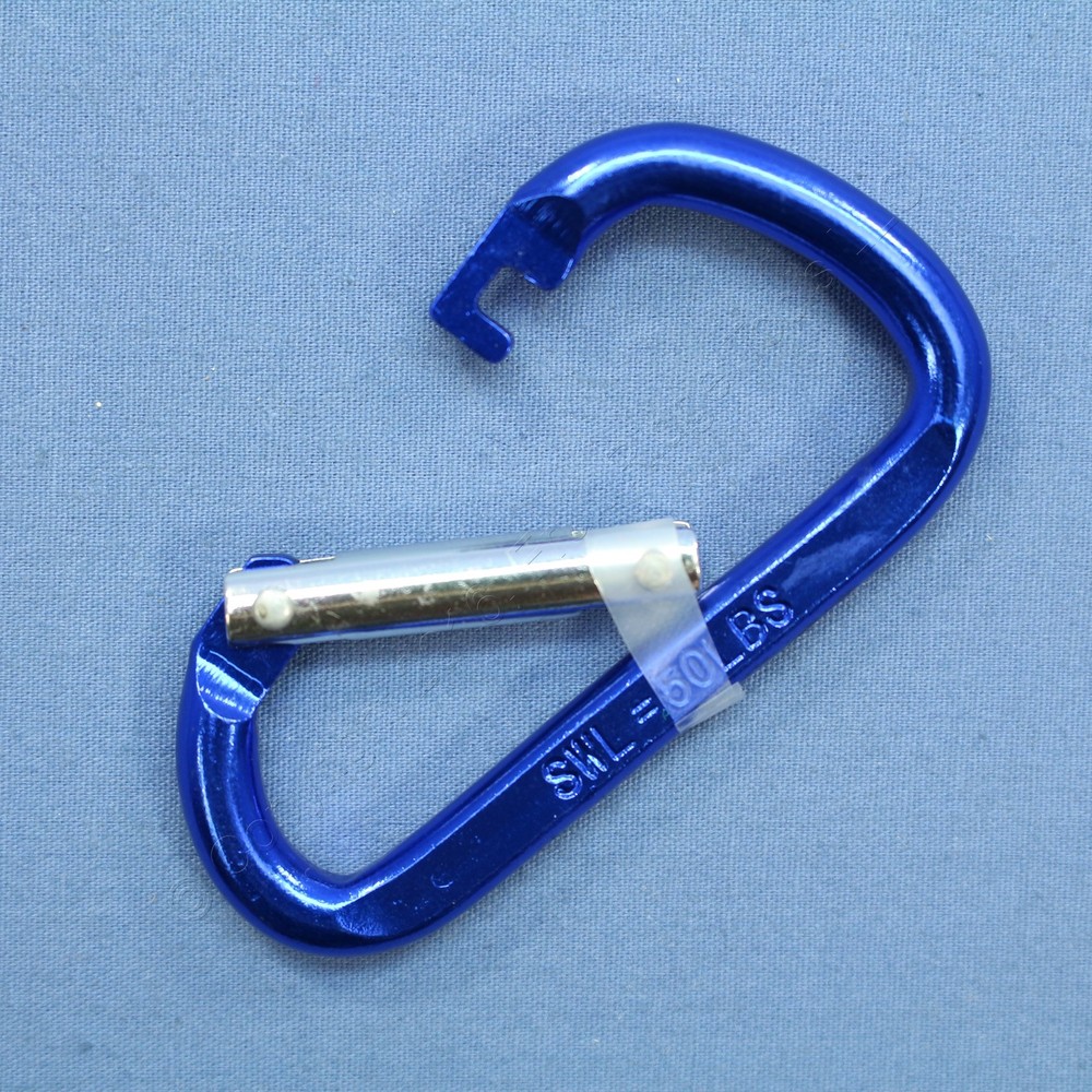 7 National Hardware Blue 2-3/8" Interlocking Spring Snaps 50-lbs TP3113BC