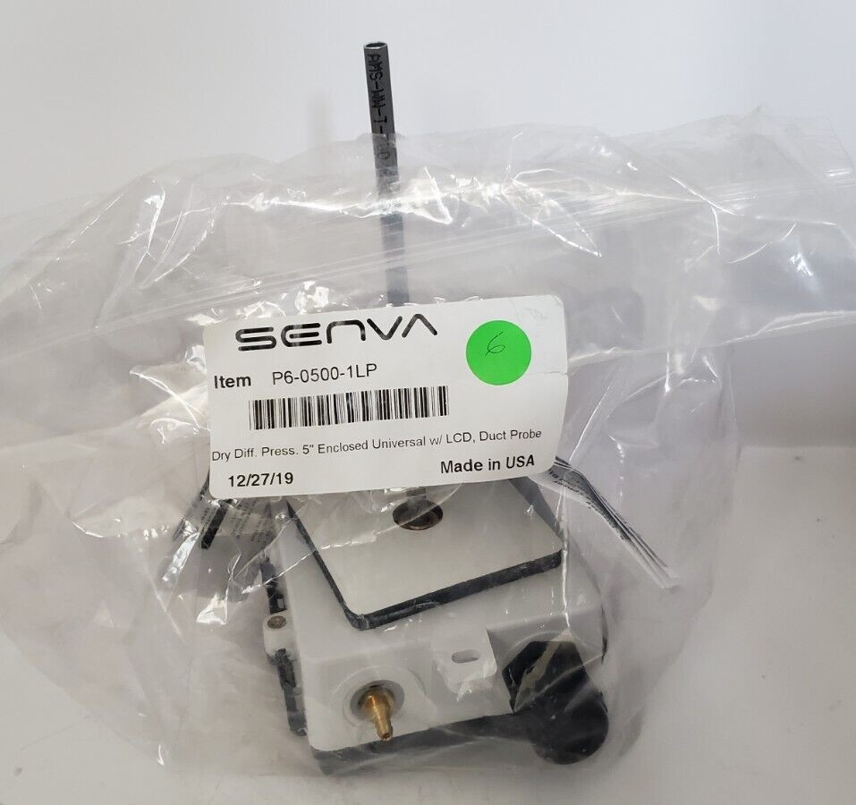 Senva P6-1500-1LP Universal Pressure Sensor 5" WC Differential