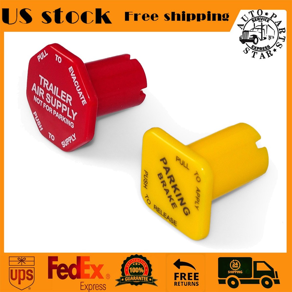 Parking and Air Brake Knobs for Semi Trucks(Threaded Type) Replace 298817 298818