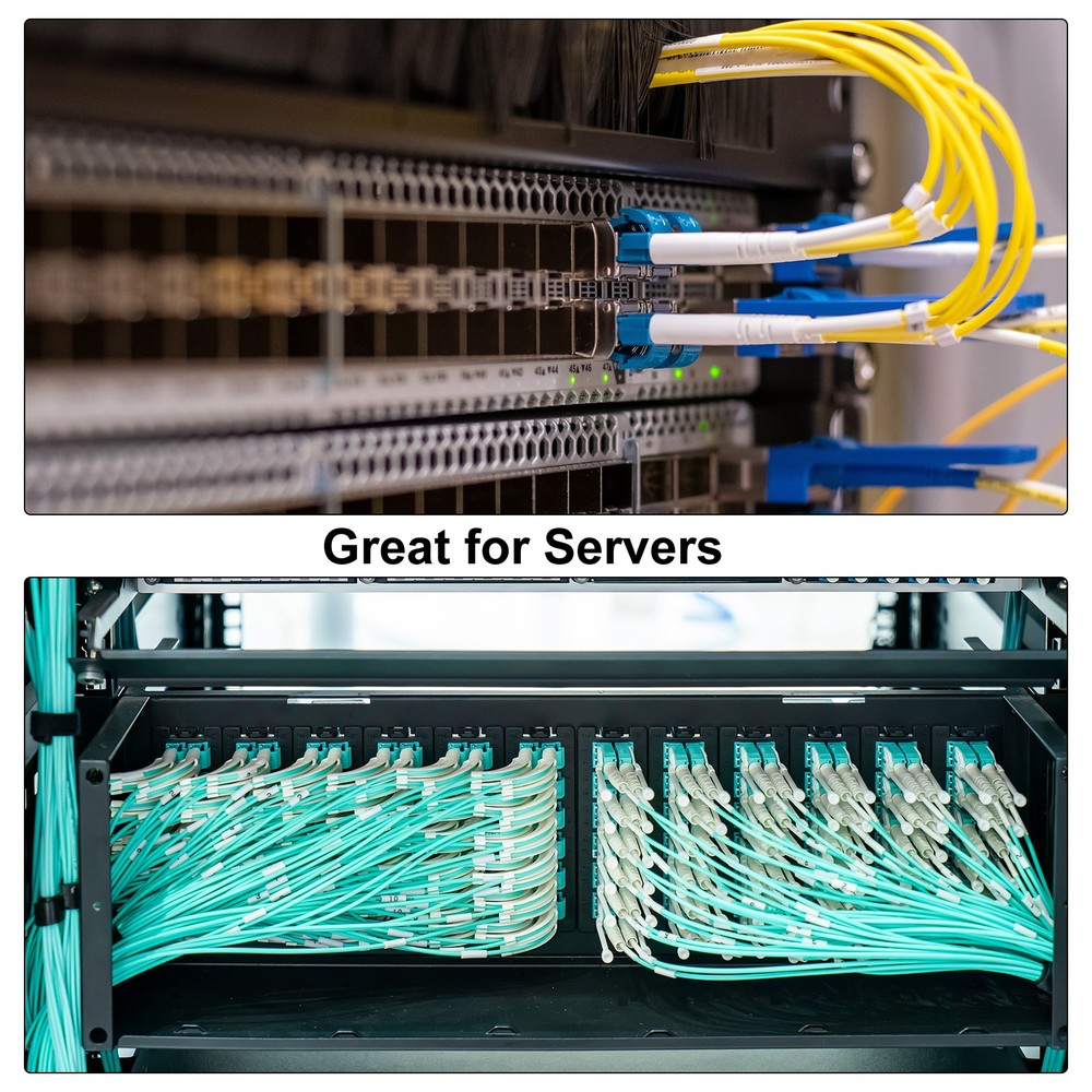 Patch Panel, 2.3" x 10" Cat6 Key Stone Network 12-Port Patch Panel with Base