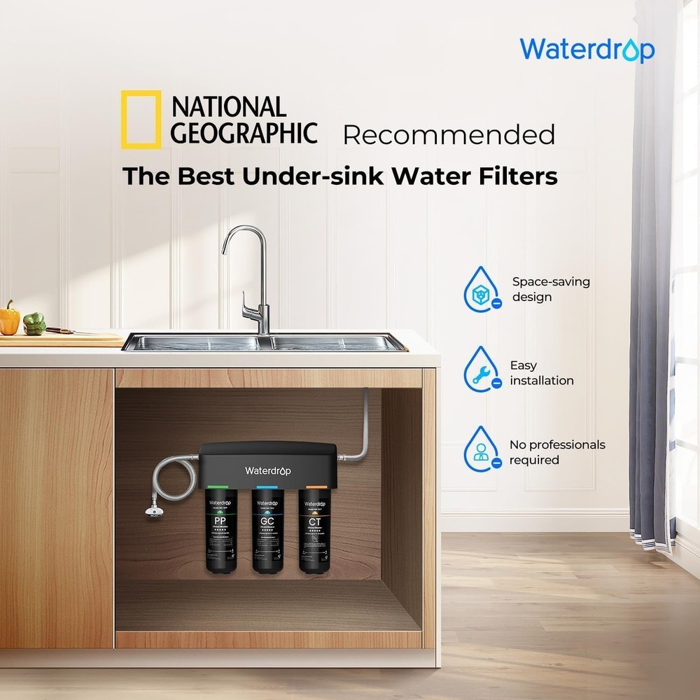 Waterdrop TSA 8 Layer Under Sink Water Filter System