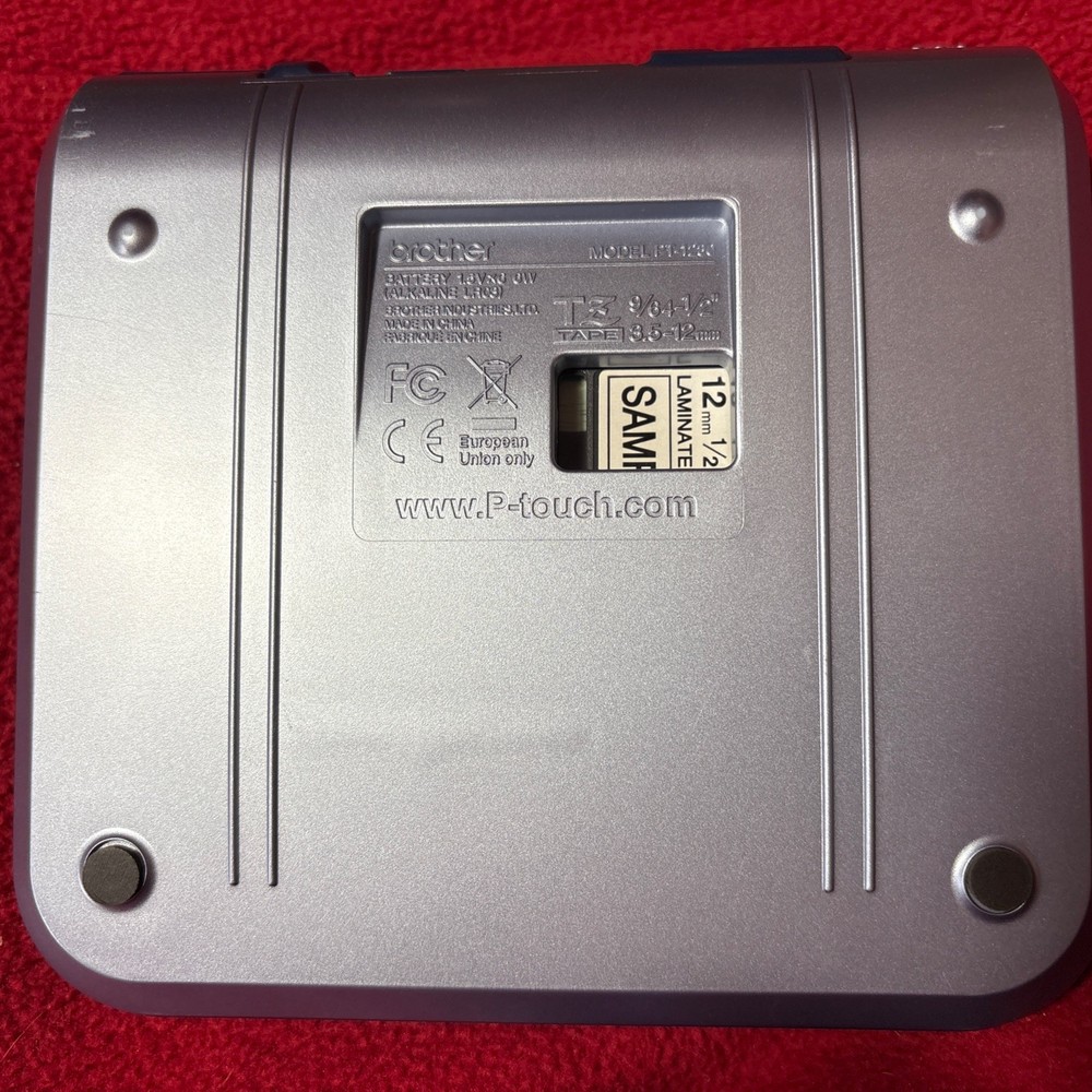 Brother P Touch Model PT 1280 Thermal Printer Label Maker Tested Working Battery