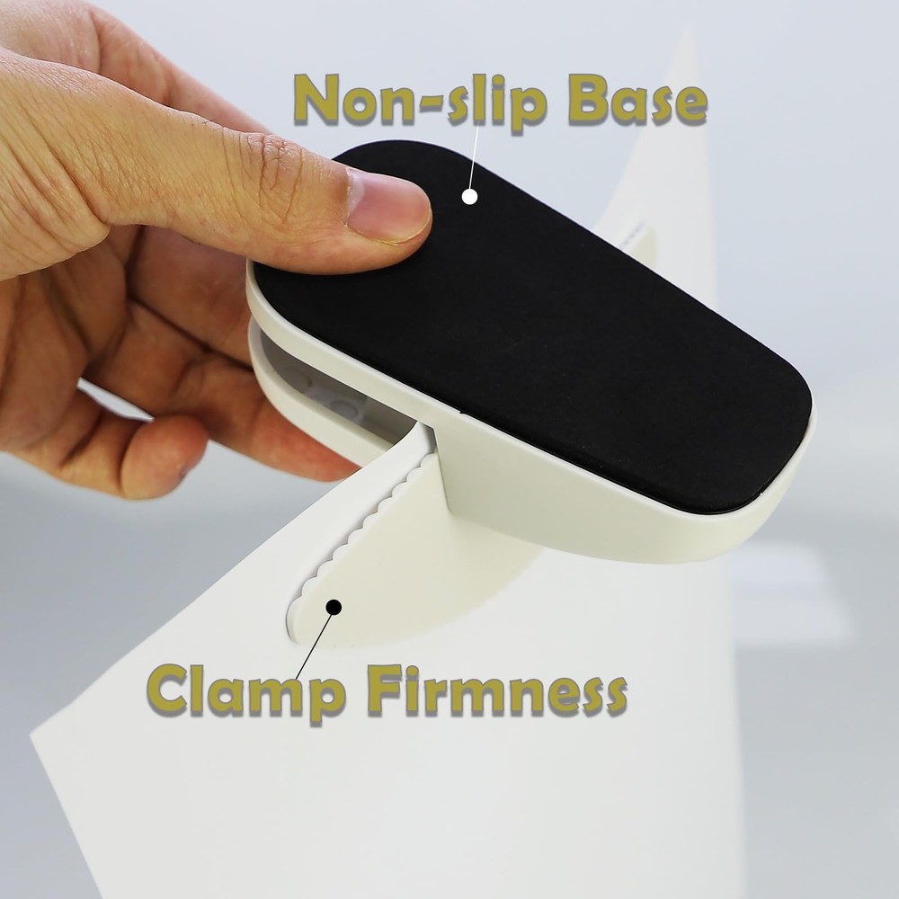 Document Holder for Typing - Paper Clamp Stand Counterweight Document Holder ...