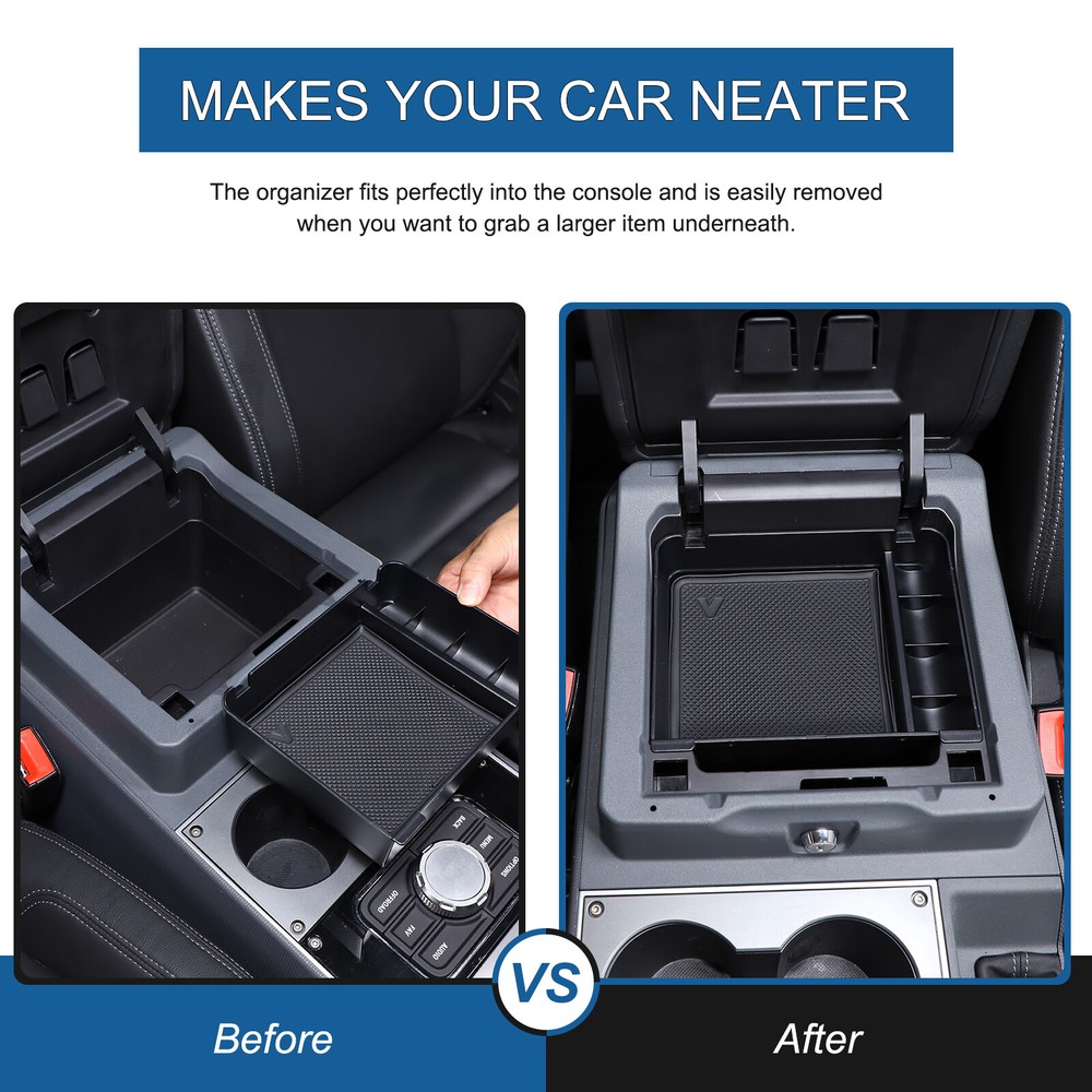 Center Console Storage Box Armrest Organizer Compartment for Ineos Grenadier 2020+