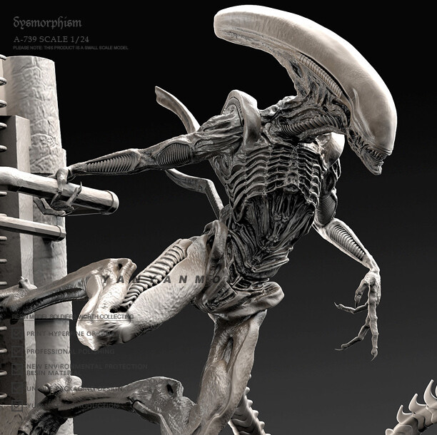 1/35 resin figures model Interstellar alien unassembled unpainted