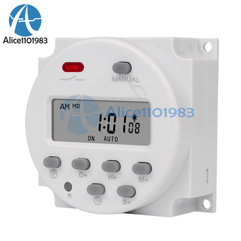 DC 12V 24V AC 110V CN101S Timer Switch Controller Automatic Cycle Timing Switch