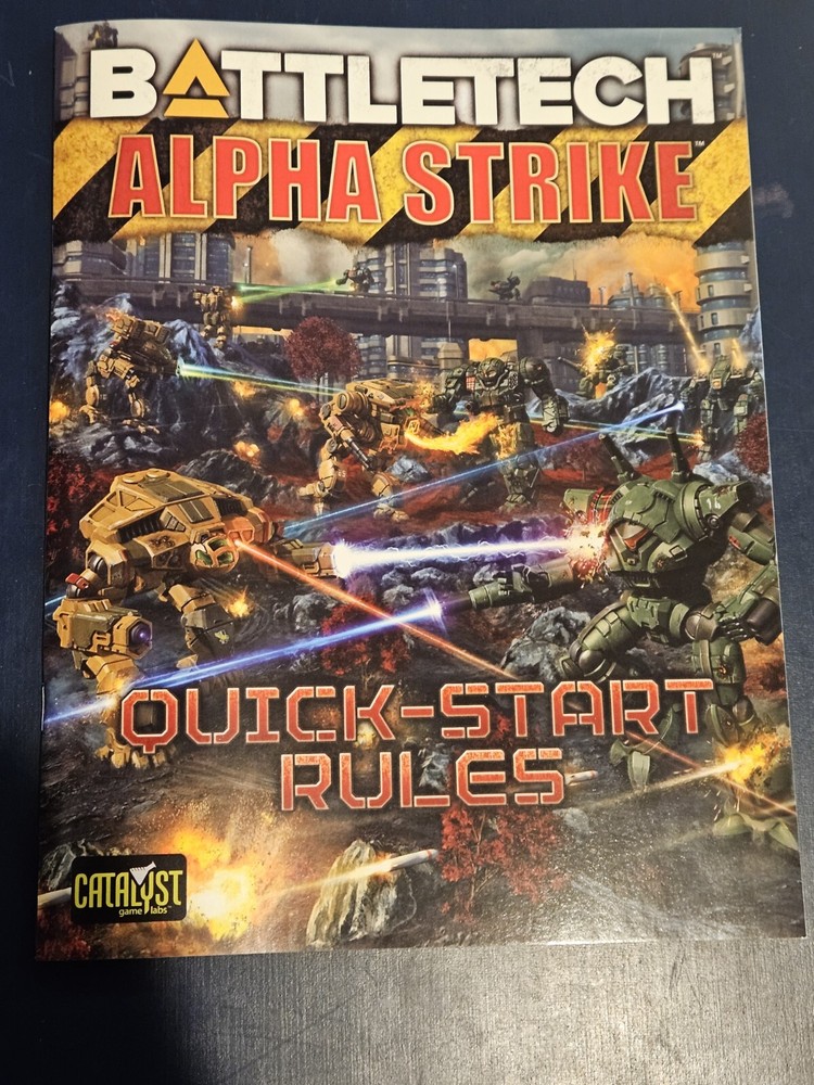 Battletech Alpha Strike Introductory Rules Rulebook