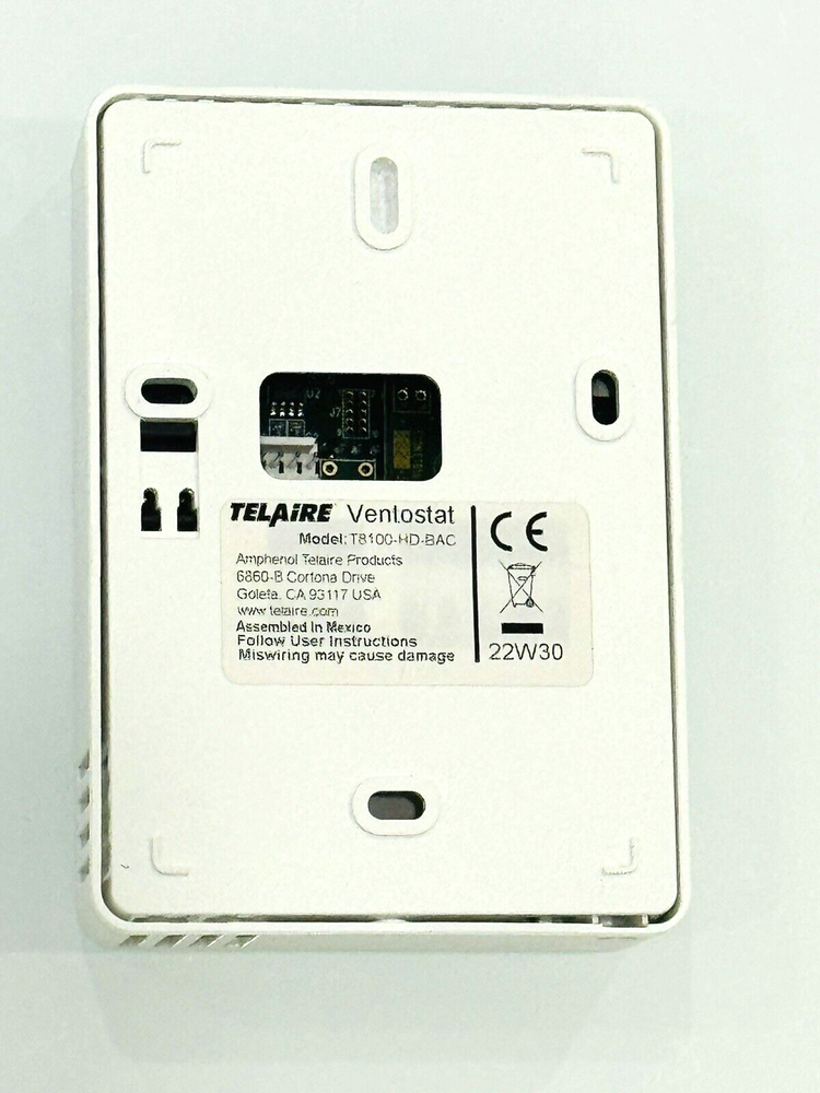 TELAIRE VENTOSTAT T8100-HD-BAC