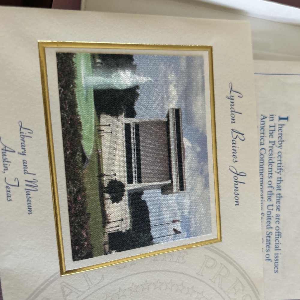 The Presidential Library 50Th Anniversary Stamps Complete Set Of 12 Official