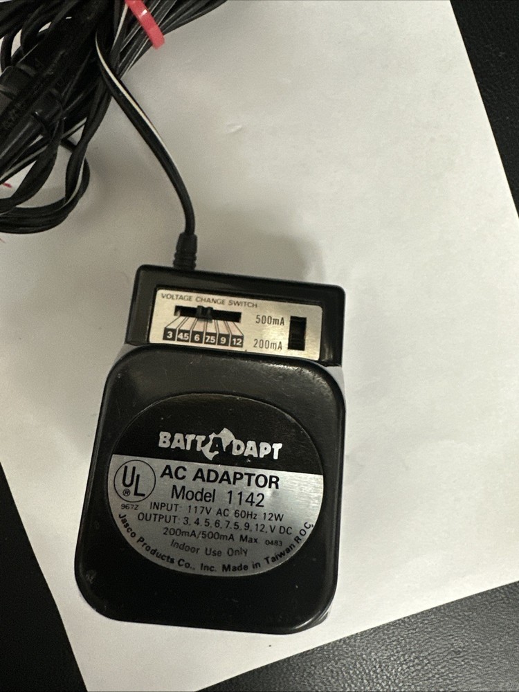 BATT A DAPT UNIVERSAL AC ADAPTER 1142