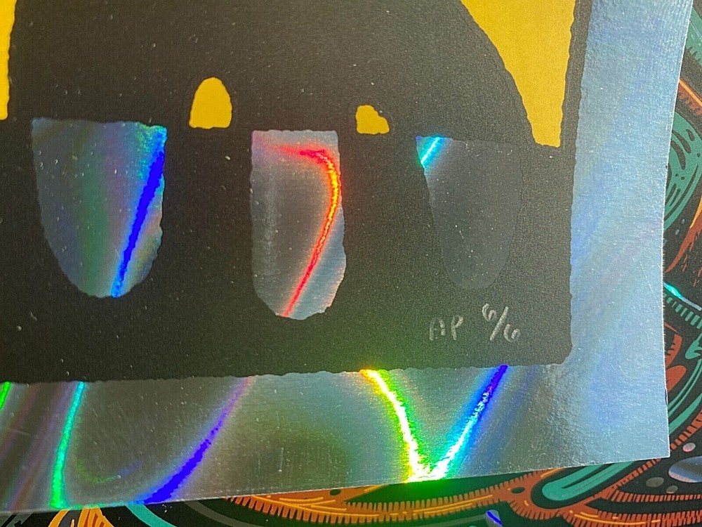 The Avett Brothers Maryland Heights St Louis MO 2022 AP LAVA FOIL Poster #/06