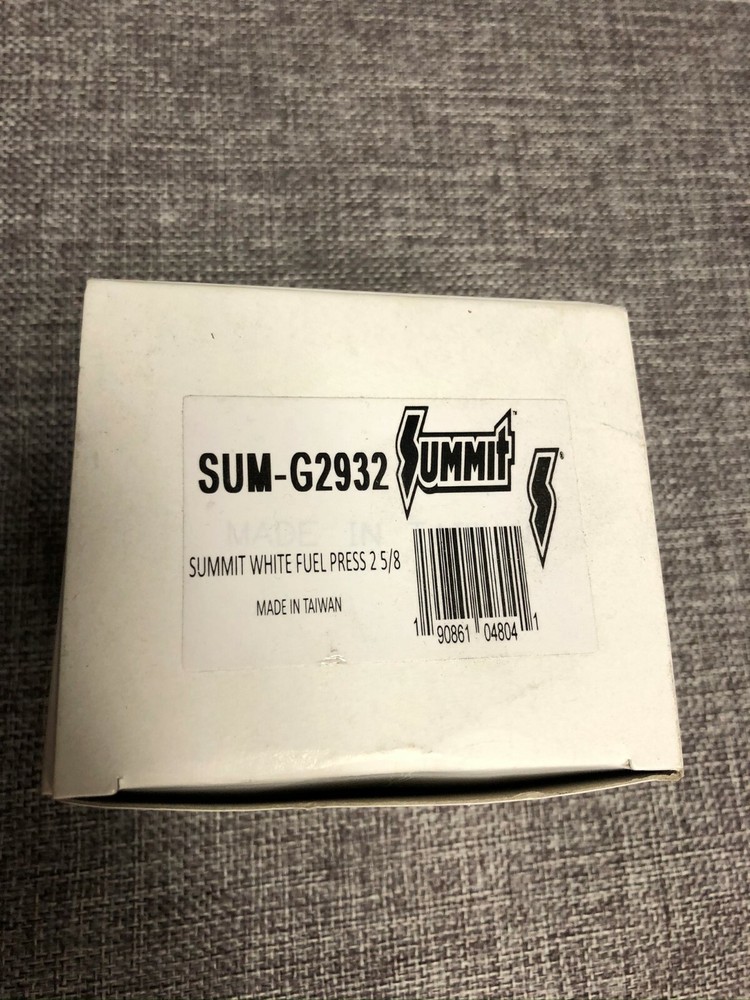 Sumitt White Fuel Pressure Gauge (SUM-G2932)