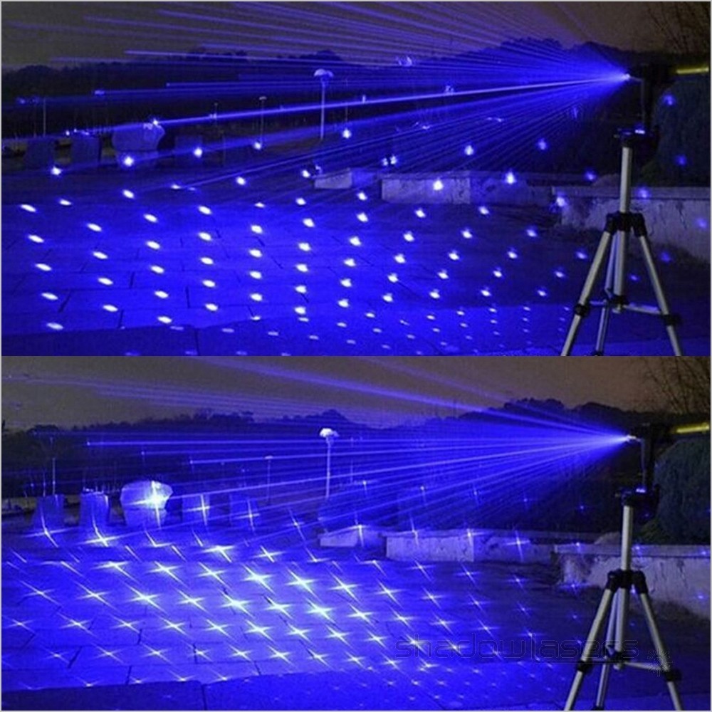 BQ6 450nm Adjustable Focus Blue Laser Pointer Visible Beam Light US