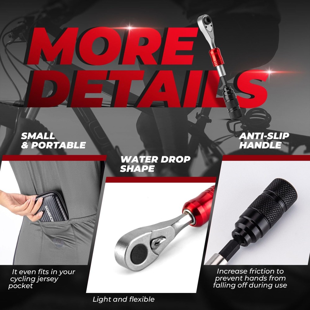 14 In 1 Multi-Function Bike Tool Kit Portable Bicycle Repair Multitool Pro