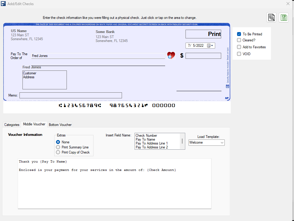 Print Checks DELUXE - Check Printing Software for Windows 10/11 - CD Only