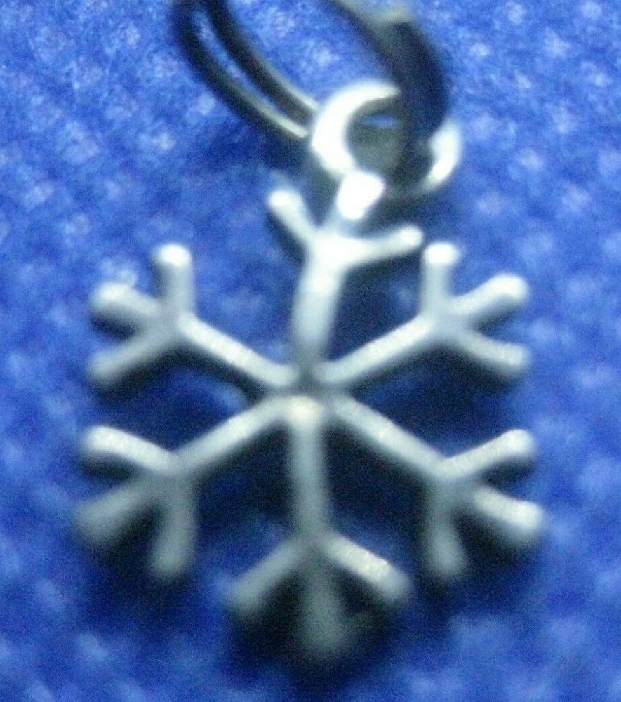 Sterling Silver Snowflake Charm