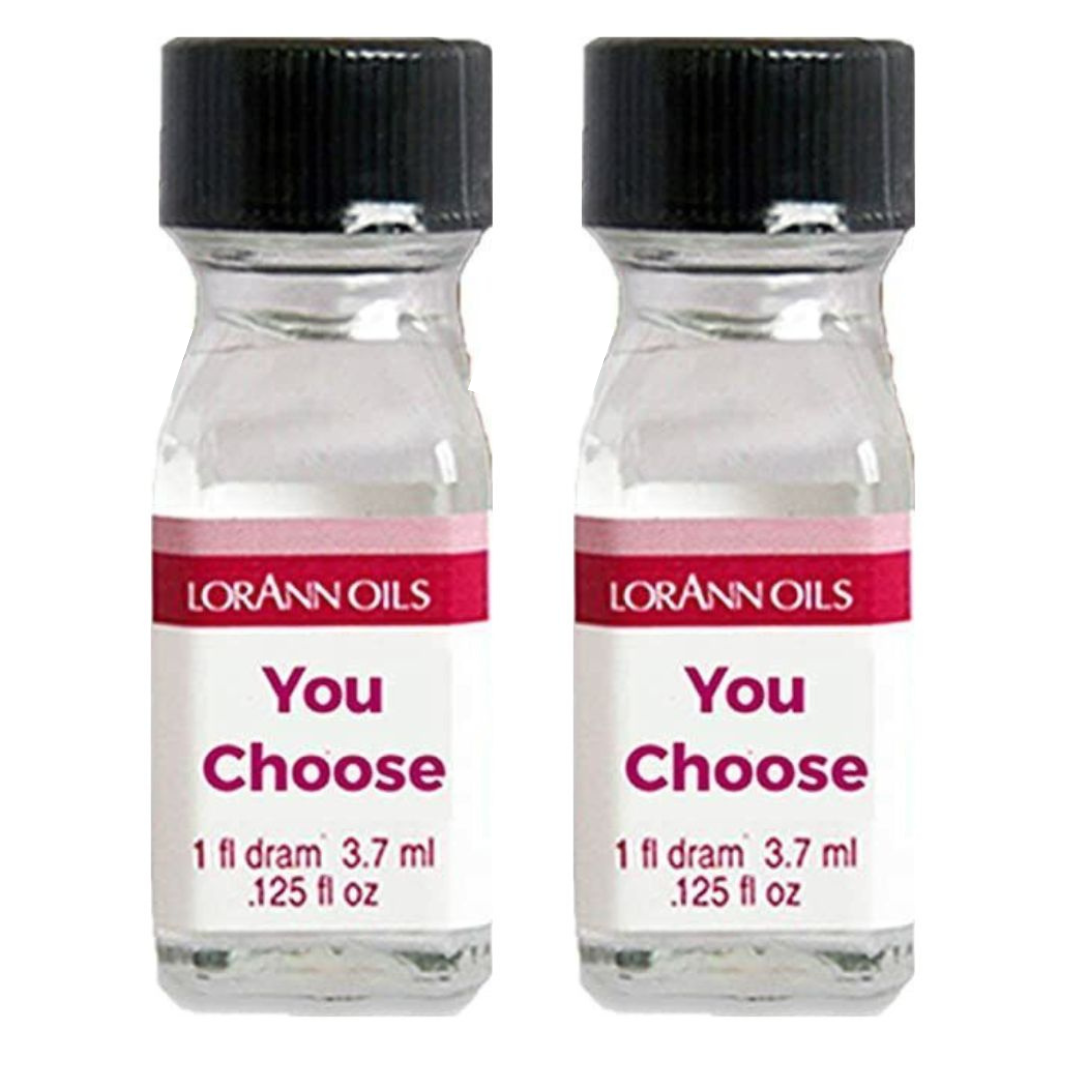 LorAnn Super-Strength Dram Flavoring SS Oil Extracts Baking 0.125 oz (Pack of 2)