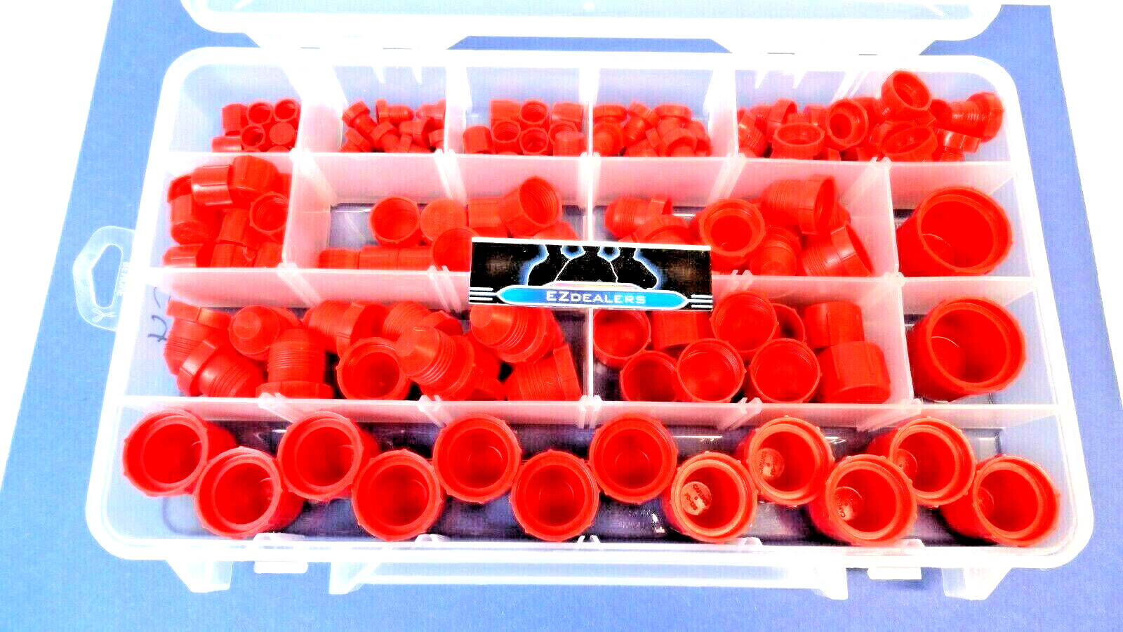 Hydraulic JIC Plastic Cap and Plug Kit Set 164 Pieces 7-Sizes Hydraulic Fittings