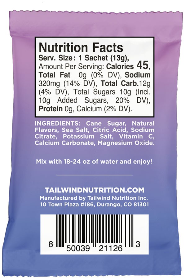 Tailwind Rapid Hydration Berry - Box of 12 Single Servings