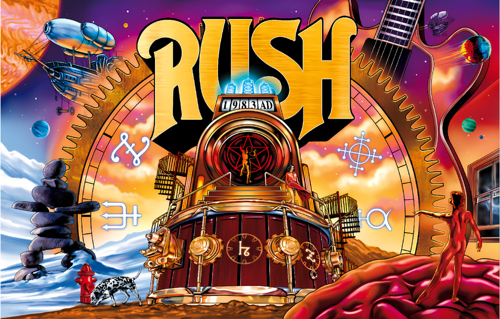 Stern RUSH Pinball Machine LE Alternate Translite 02