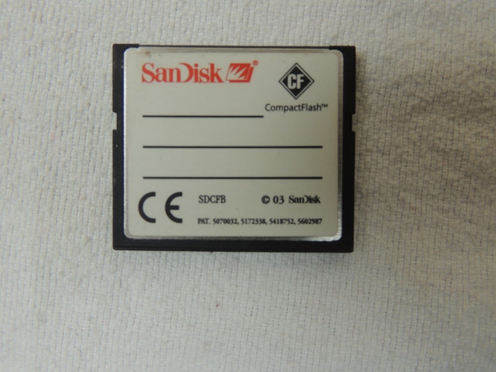 SanDisk 256MB CF CompactFlash I Card