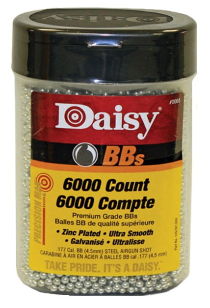 Daisy 6000-Count .177 Caliber PrecisionMax BB Bottle, 980060-444 BBs & Pellets