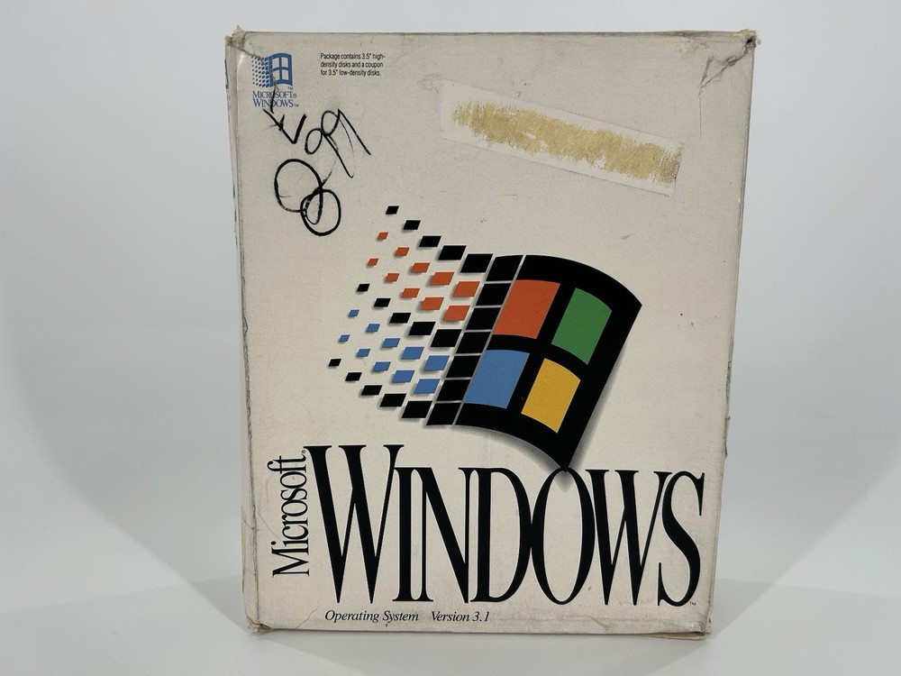 SEALED DISCS Microsoft Windows 3.1 1992 Operating System High 3.5 Disk