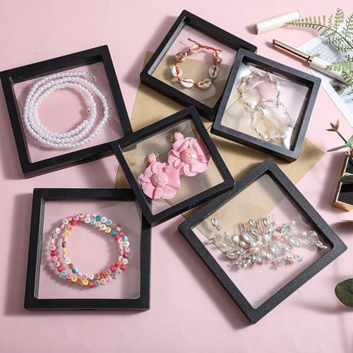 6 Pcs 3D Floating Frame, Large Size Floating Display Case, Visualize