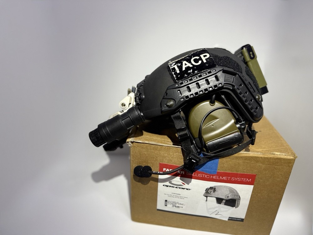 Ops-Core Fast XR High Cut Ballistic Helmet Medium Setup