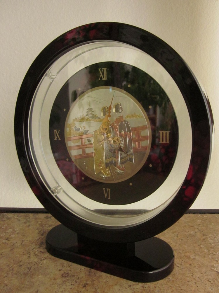 Japanese Theme Desk Clock Quartz Mantel Clock