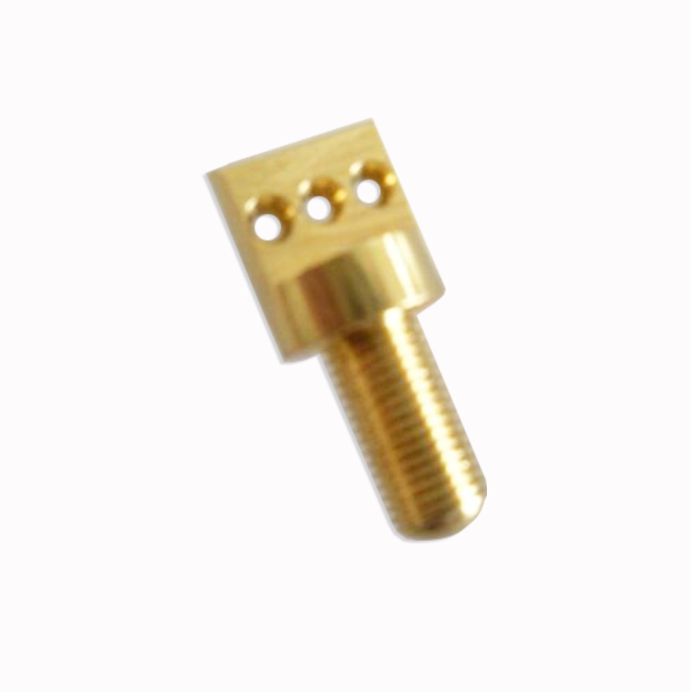 Piano Agraffe  Solid Brass Triple Hole For Steinway & Grands - 1/4" X 36 Threads