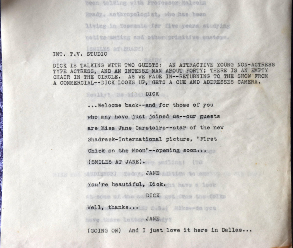 1970s The New Dick Van Dyke Show Original Type Written Screenplay Script
