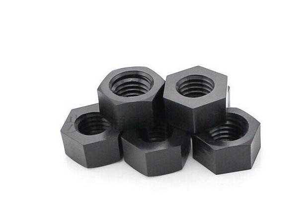 100pcs Black Nylon M3 Screw Nuts