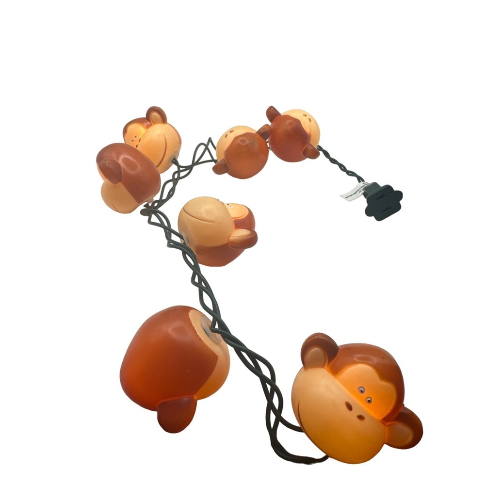 Monkey String Lights For Kids' Room Or Nursery Decor