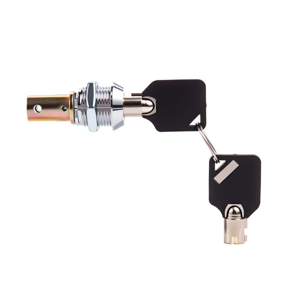 Toolbox Lock with Keys — Replacement Compatible 1 Pack, Silver