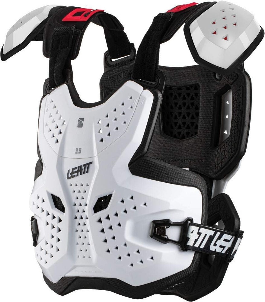 Leatt 3.5 Pro Chest Protector | Motorcycle Protection | White/Black