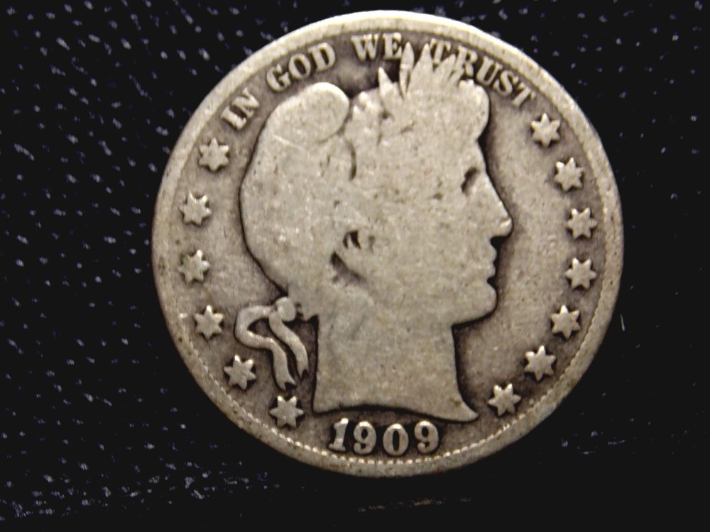 1909-S (San Francisco Mint) Barber Half Dollar