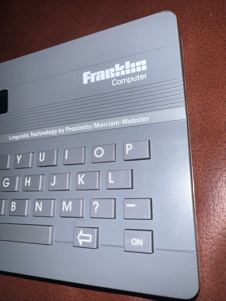 Franklin Computer Spelling Ace Linguistic Technology Model SA 98 Tested